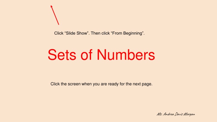 Types of Numbers: Natural, Whole, Integers, Fractions
