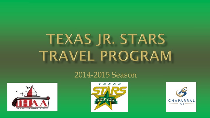 2014-2015 Season Overview and Program Details