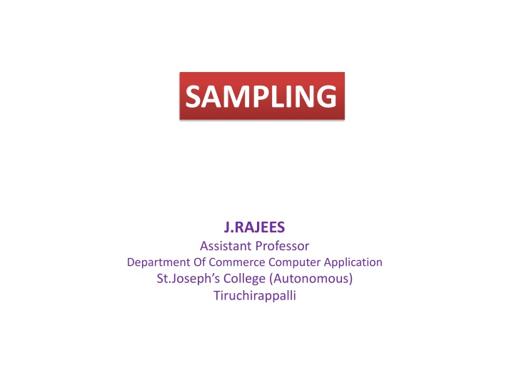 Sampling Techniques in Research: Overview and Methods