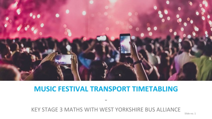 Music Festival Bus Timetabling Challenge