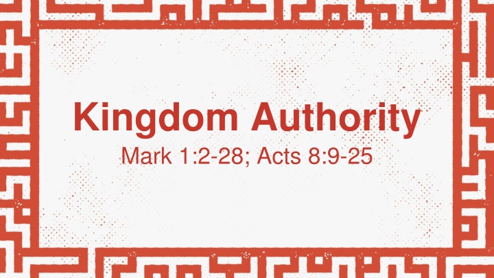 Kingdom Authority: Power, Authority, and Commission
