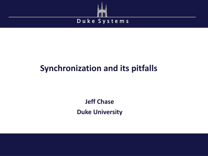 Synchronization and its Pitfalls in Thread Control Block