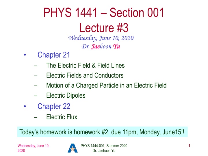 Electric Fields, Conductors, and Coulomb's Law Overview