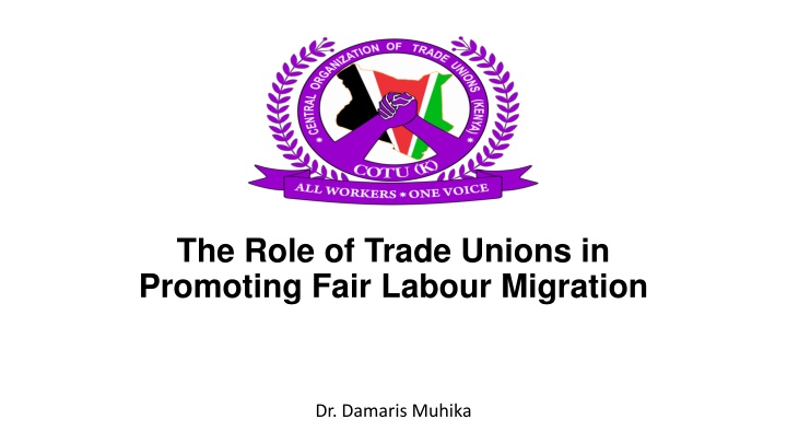 Promoting Fair Labour Migration Through Trade Union Advocacy
