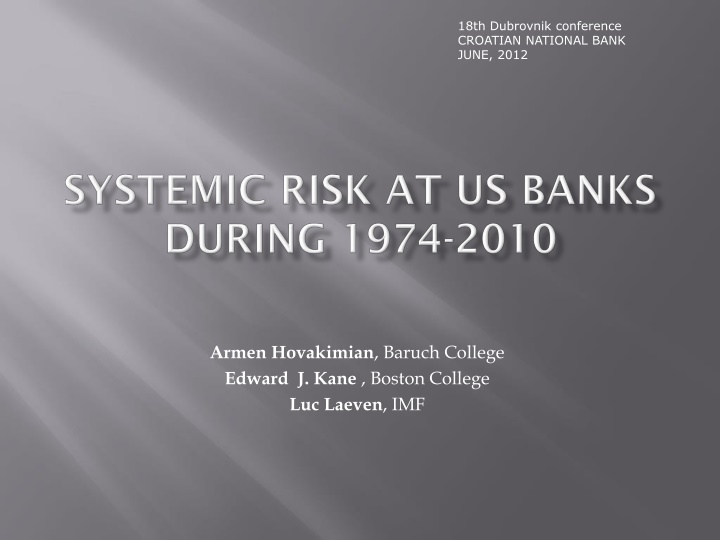 Macroprudential Risk and Safety Net Subsidies in Banking Systems