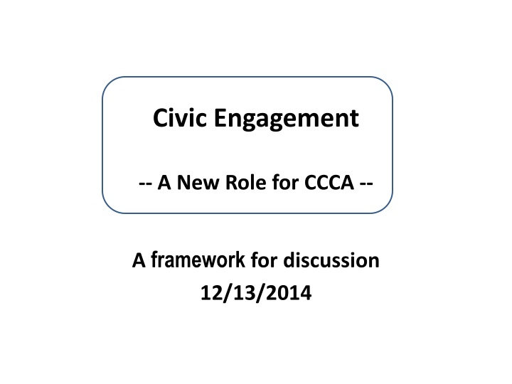 Civic Engagement in Chinese American Community