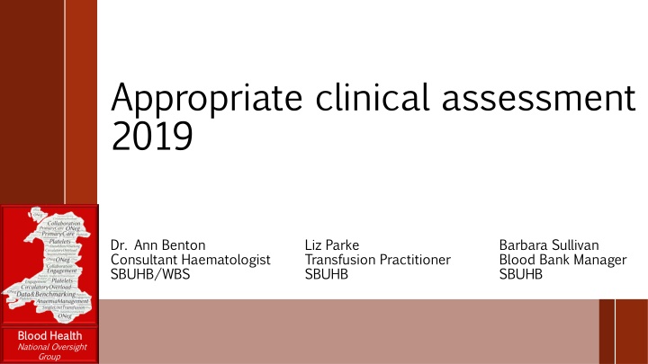 Clinical Assessment in Hematology: Improving Transfusion Practices