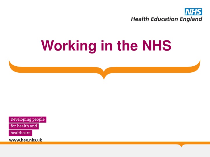 Working in the NHS - Learning, Expectations, Trust, and Cultural Competence
