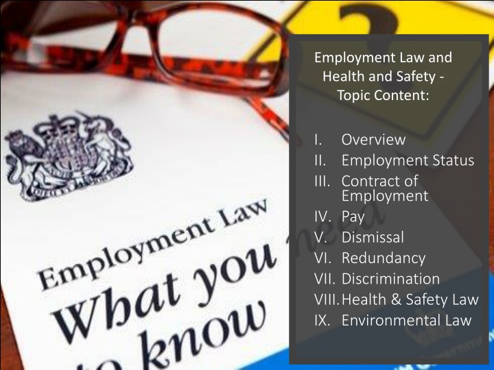 Practical Considerations of Employment Law for Business Managers