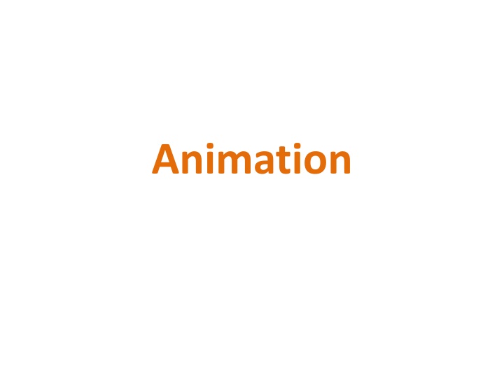 Animation Creation and Shape Manipulation