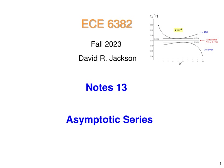 Asymptotic Series: Properties and Notations