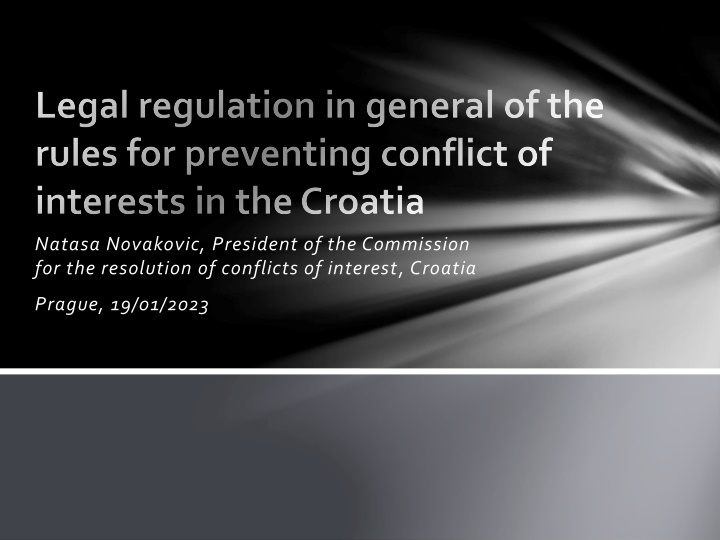 Conflict of Interest Regulations in Croatia