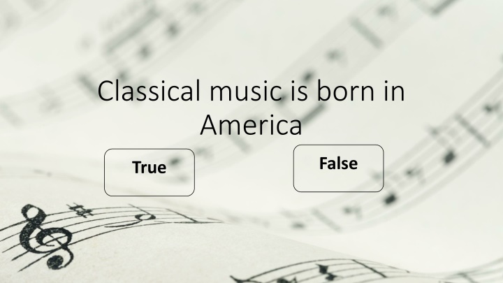 Classical Music Facts