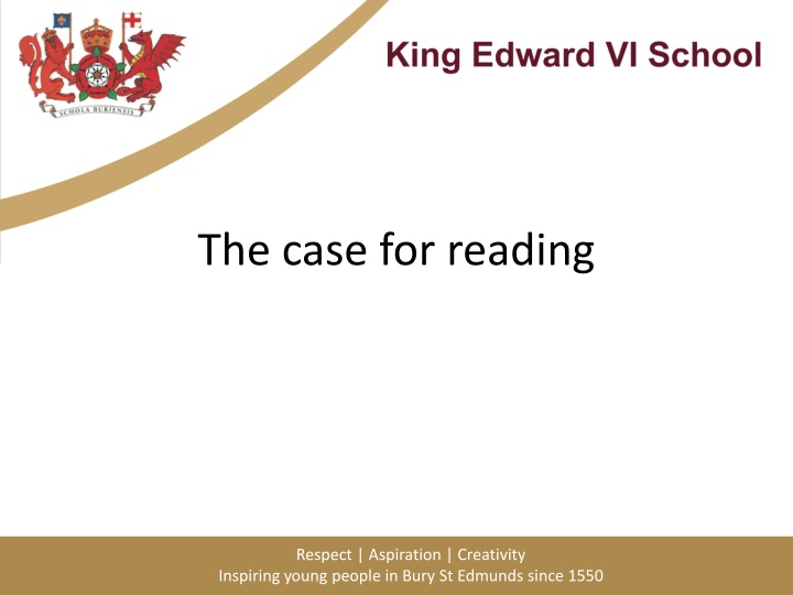 The Case for Reading: Inspiring Young Minds in Bury St. Edmunds