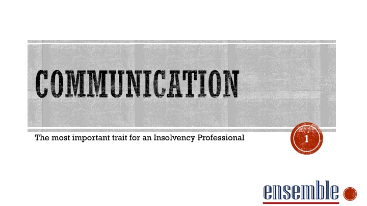 Essential Traits for an Insolvency Professional