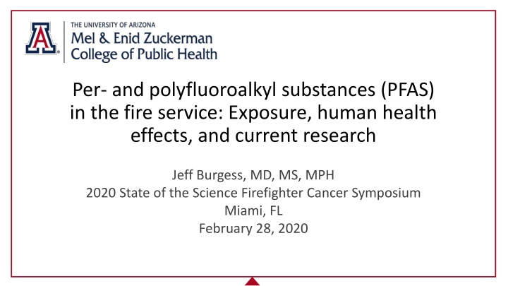 PFAS Exposure in Fire Service: Sources, Health Effects, and Research
