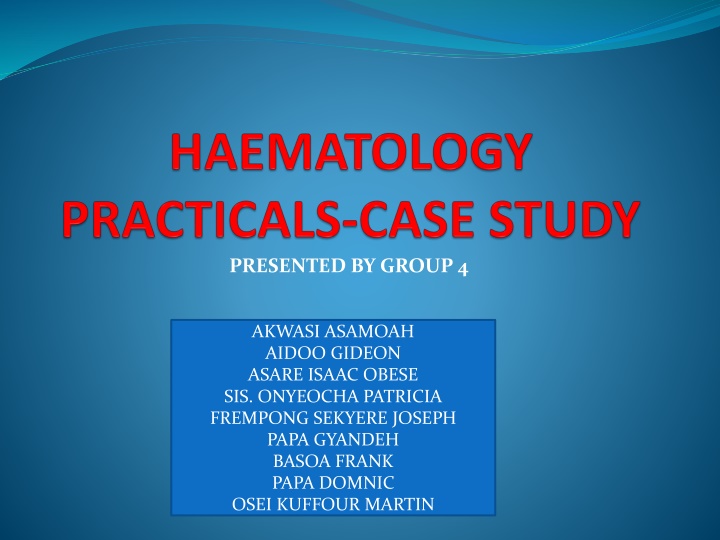 Laboratory Investigation for General Body Weakness and Malaise