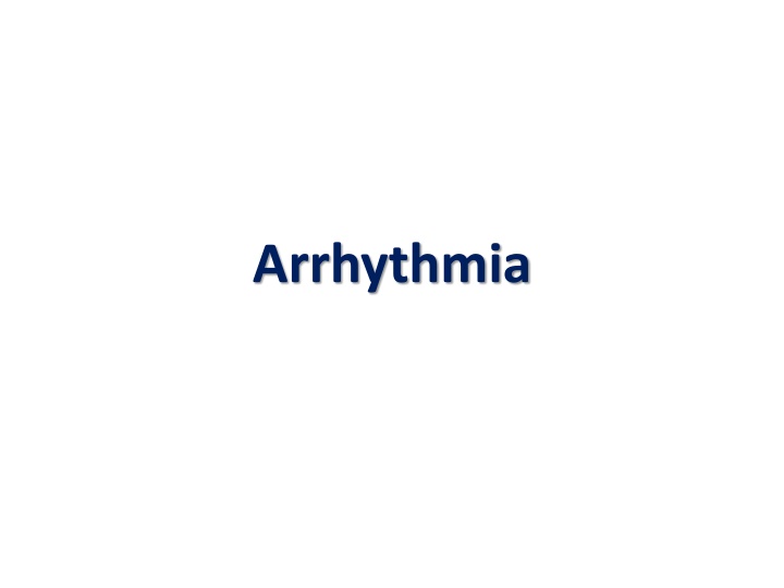 Arrhythmia