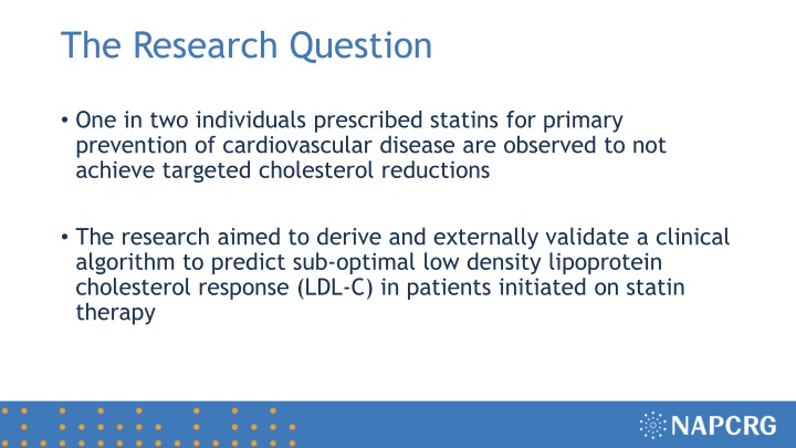 Clinical Algorithm for Predicting Statin Response in Cardiovascular Disease Prevention