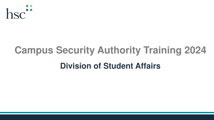 Campus Security Authority Training 2024 - Understanding the Clery Act
