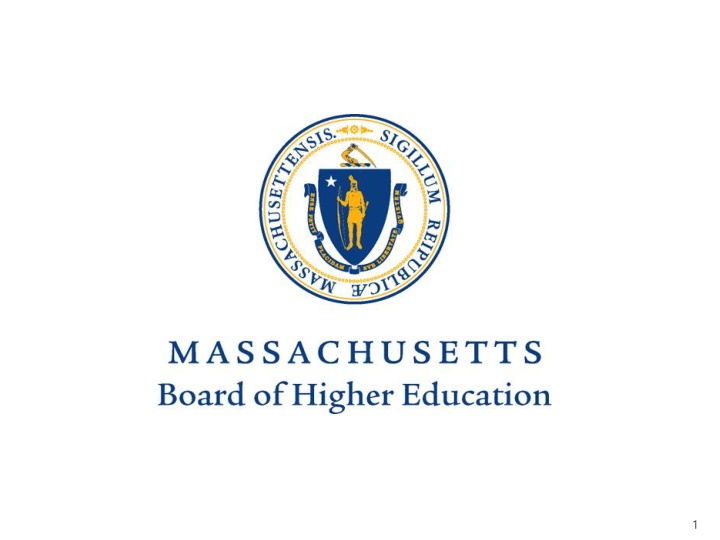 COVID-19 Higher Education Update - Board of Higher Education Meeting