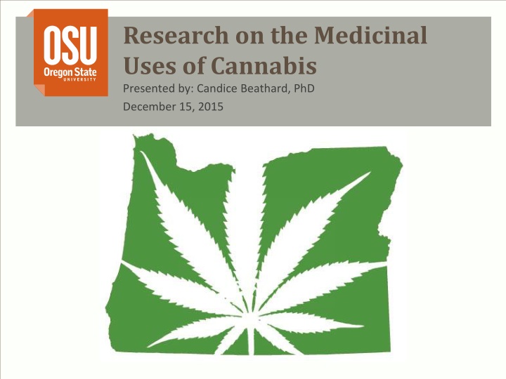 research on the medicinal uses of cannabis n.w
