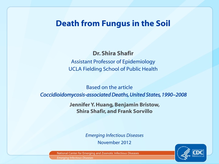 death from fungus in the soil n.w