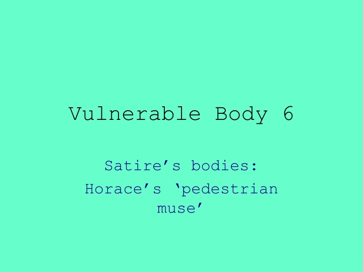 vulnerable body 6 n.w