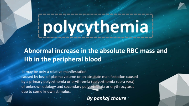 polycythemia n.w