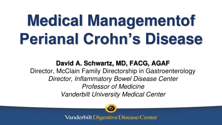medical managementof perianal crohn s disease n.w