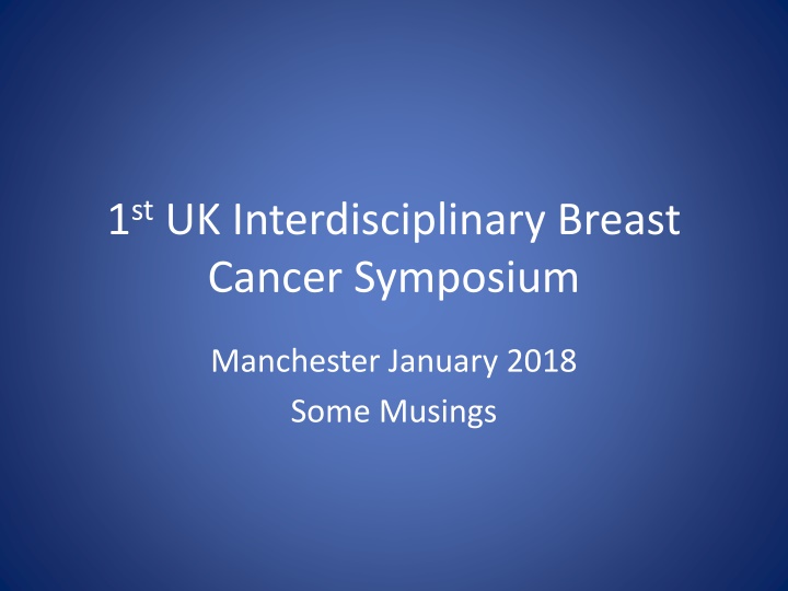 Insights into Breast Cancer Research Symposium