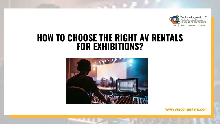 How to Choose the Right AV Rentals for Exhibitions?