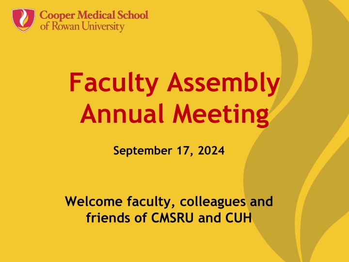 faculty assembly annual meeting n.w