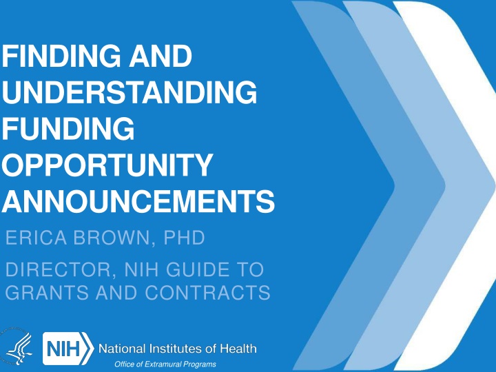 Finding Funding Opportunity Announcements