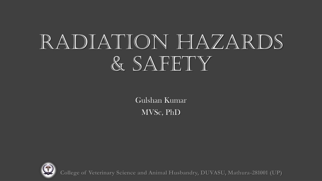 radiation hazards safety n.w