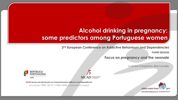 alcohol drinking in pregnancy some predictors n.w