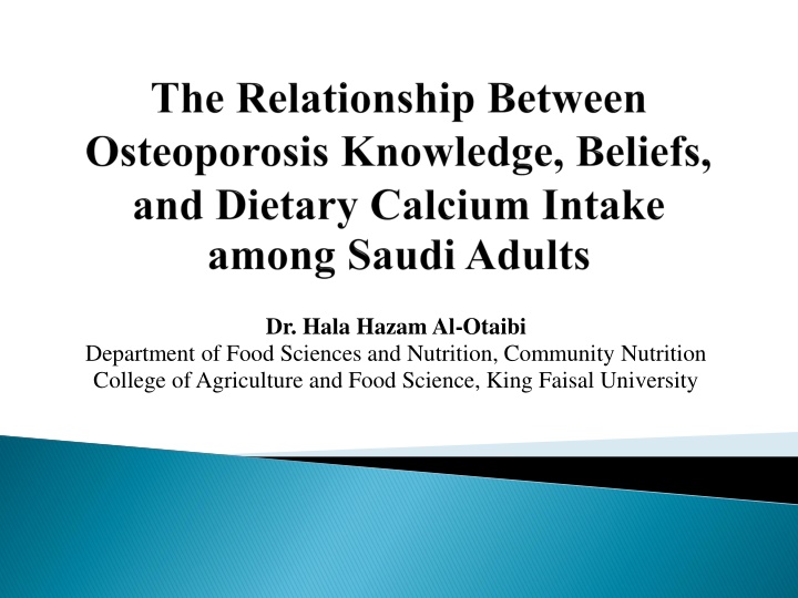 Osteoporosis Epidemic in Saudi Arabia: Prevalence, Impacts, and Prevention
