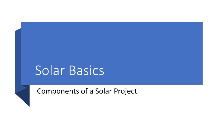 solar basics n.w