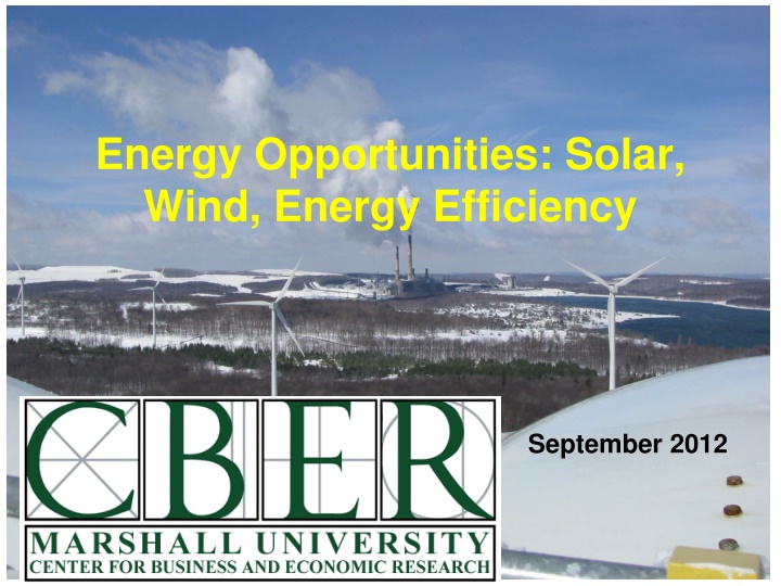 energy opportunities solar wind energy efficiency n.w
