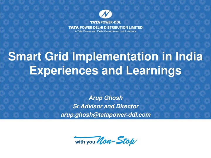 smart grid implementation in india experiences n.w