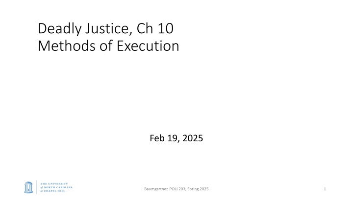 deadly justice ch 10 methods of execution n.w