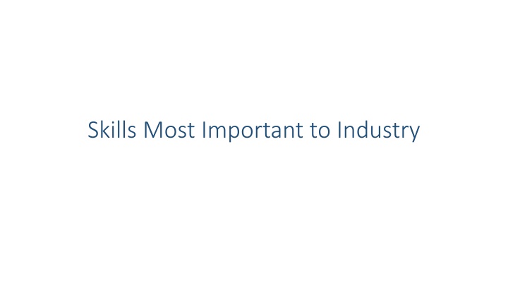 Industrial Insights: Operations, Positions, Skills