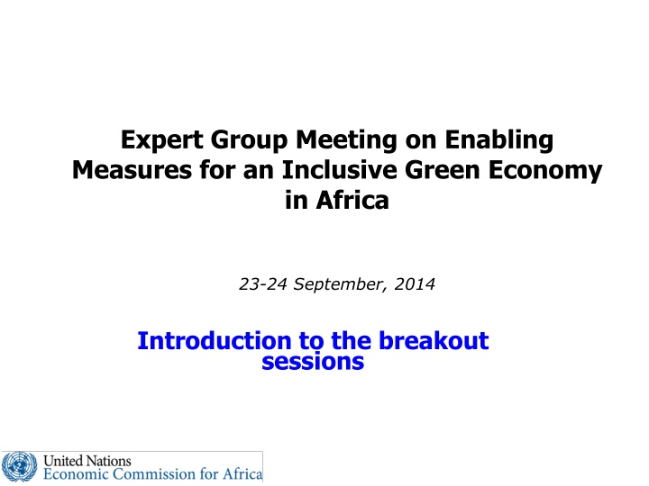 expert group meeting on enabling measures n.w