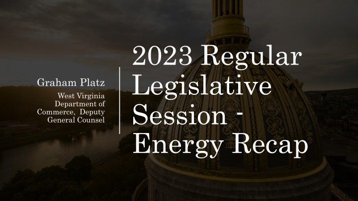 2023 regular legislative session energy recap n.w