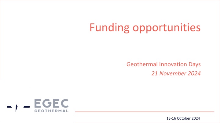 funding opportunities n.w