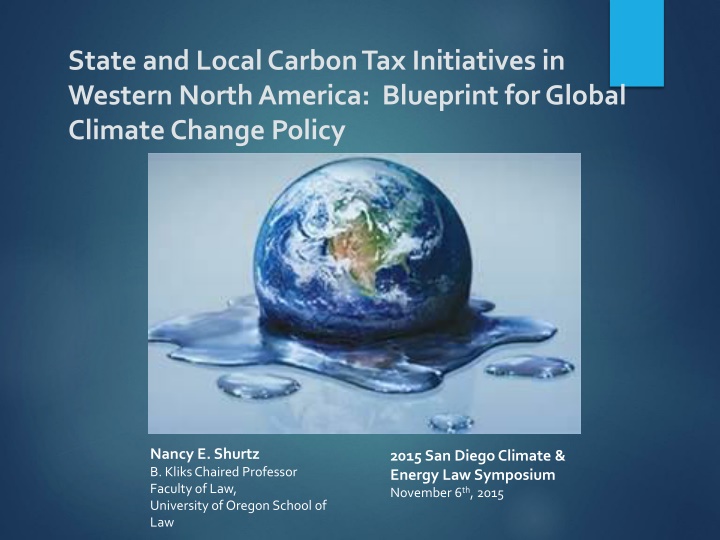 state and local carbon tax initiatives in western n.w