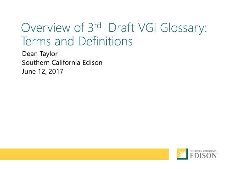 overview of 3 rd draft vgi glossary terms n.w