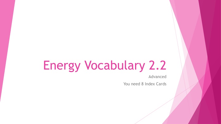 energy vocabulary 2 2 n.w