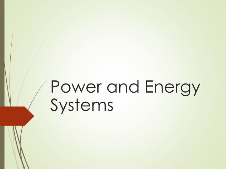 power and energy systems n.w
