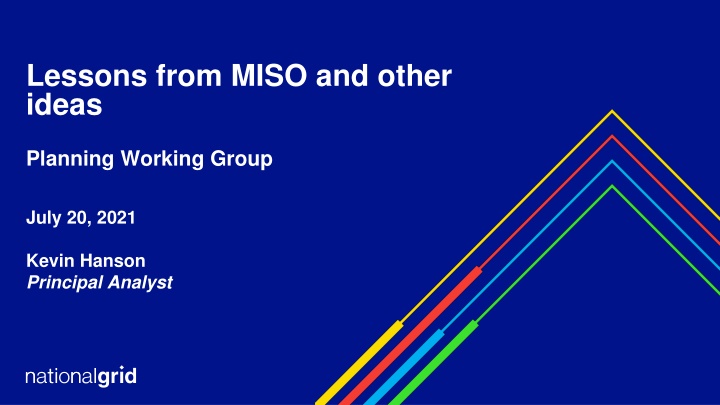 lessons from miso and other ideas n.w